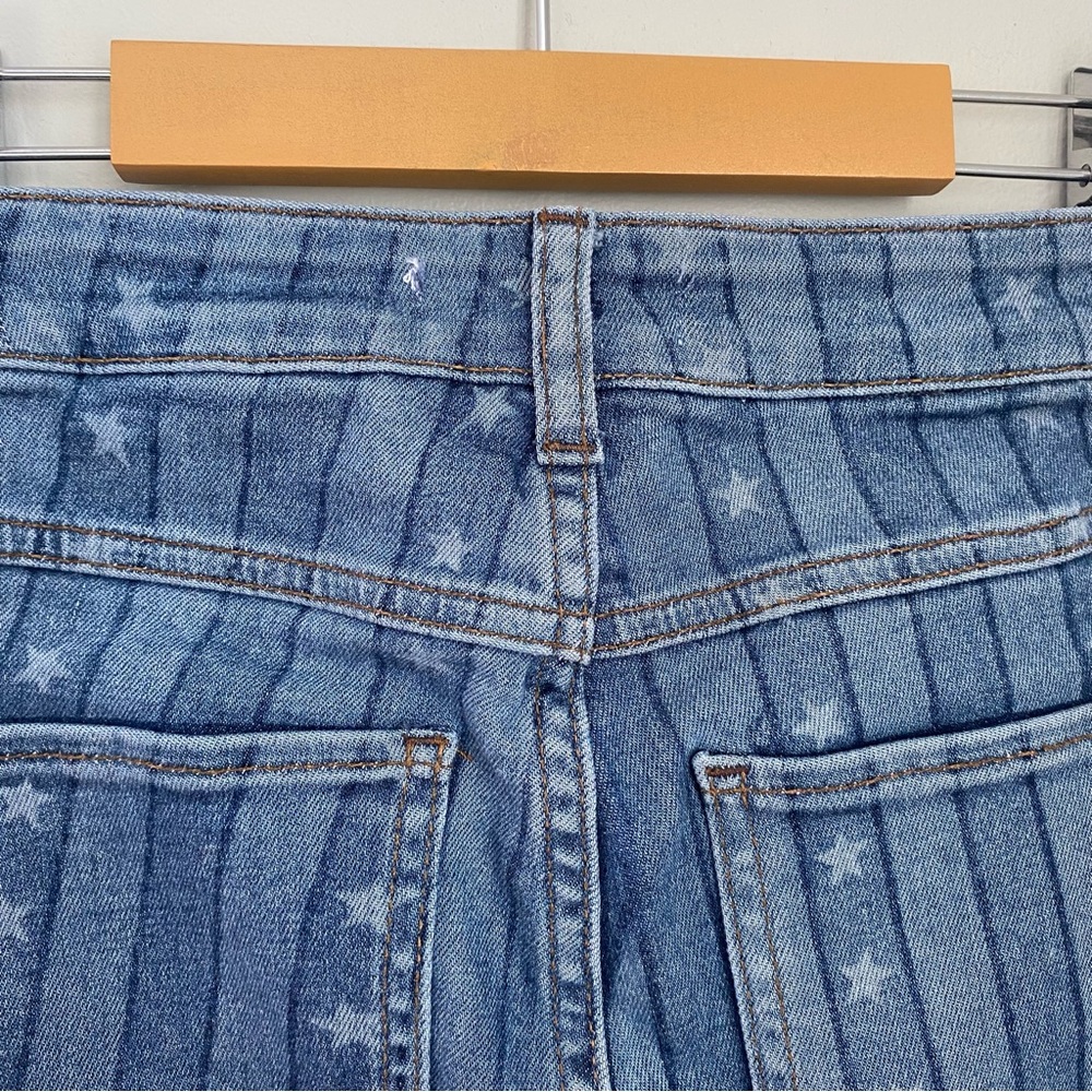 SANDRO Paris Star-print Skinny Mid-rise Jeans In Blue Ladies 34 or US 2 - Picture 9 of 13